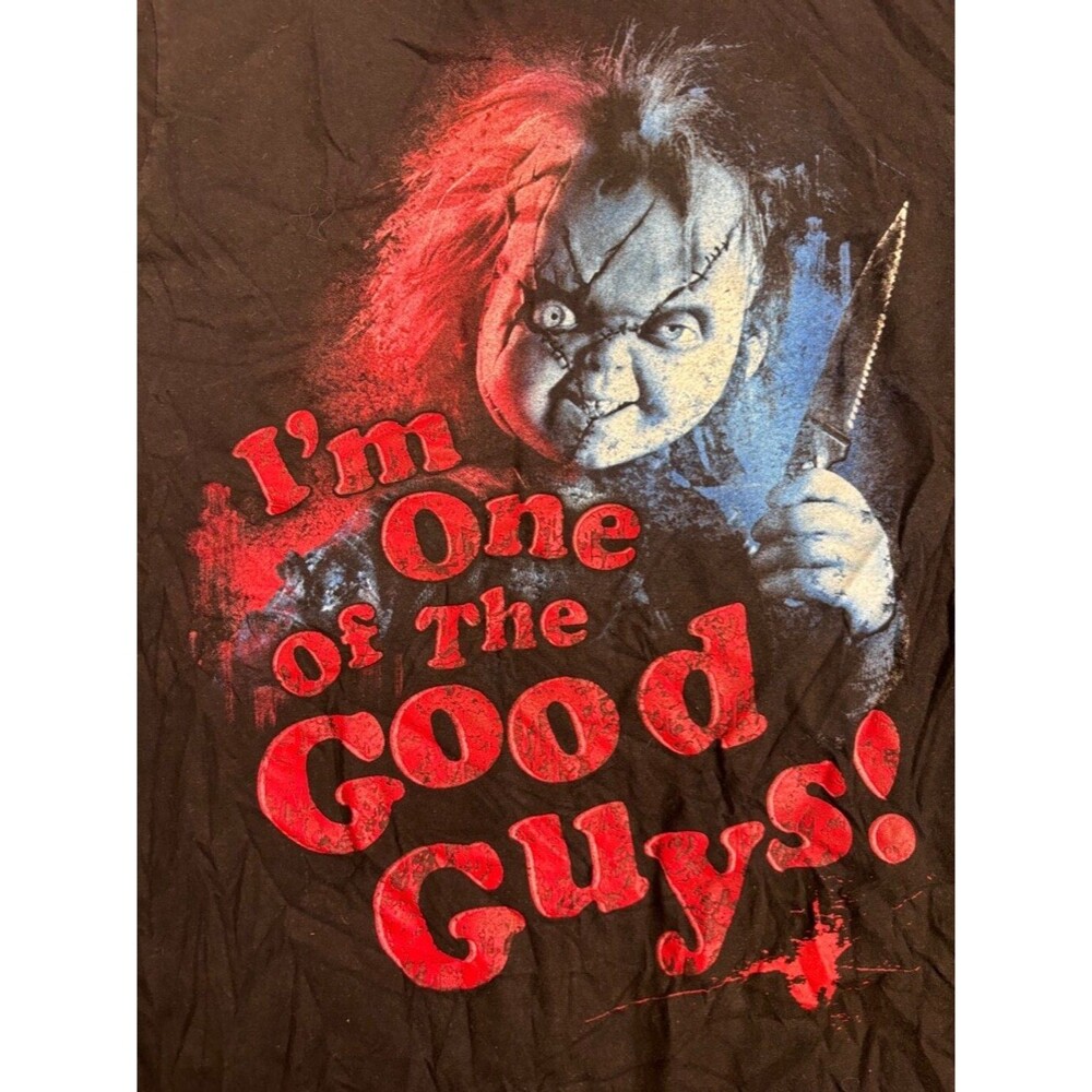 Halloween Horror Nights 2018 T-Shirt Black Red Men's Size M Chucky - Picture 2 of 9